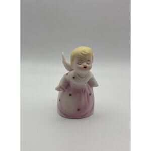 Vintage 1950’s BISQUE PORCELAIN KISSING GIRL ANGEL SCHMID BROTHERS JAPAN